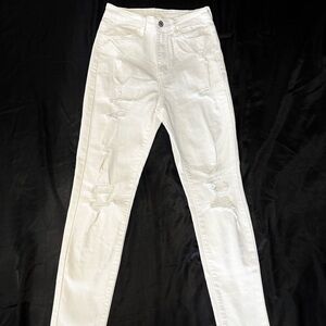 White Ripped Jeans